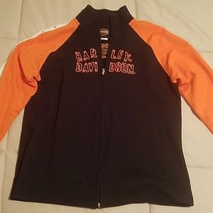 Harley Davidson light zip up jacket